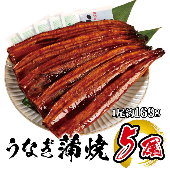 国産 うなぎ蒲焼 5尾入 1尾 約169g