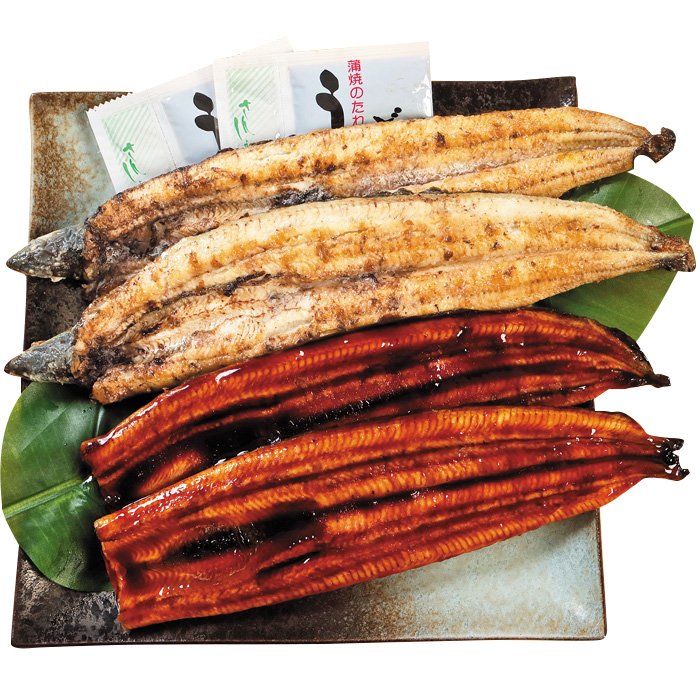 国産 うなぎ蒲焼・白焼 各2尾入 １尾約189g