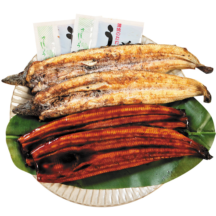 国産 うなぎ蒲焼・白焼 各2尾入 １尾約149g